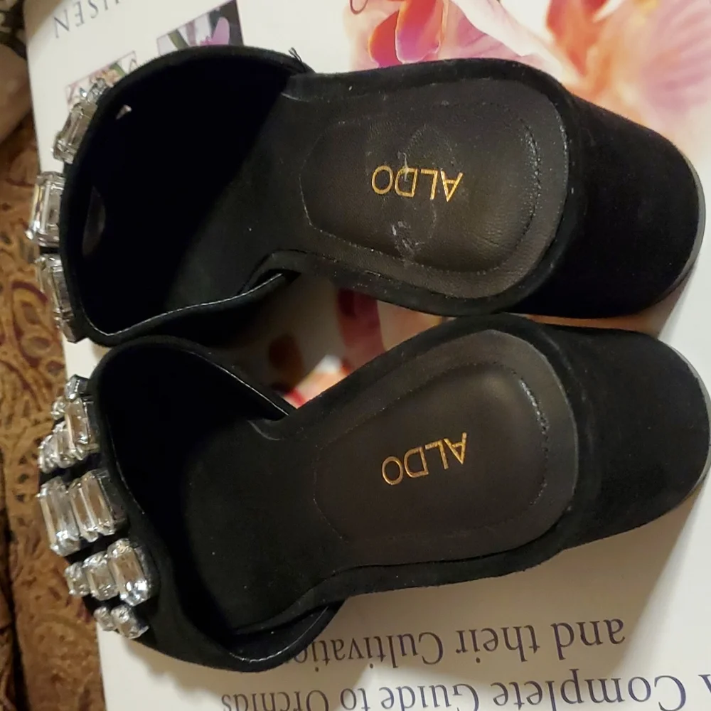 Aldo Black Heels Woman's Size 8 - Picture 4 of 11